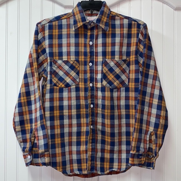 jcpenney Shirts Vtg 7s Jcpenney Big Mac Flannel Shirt M Poshmark